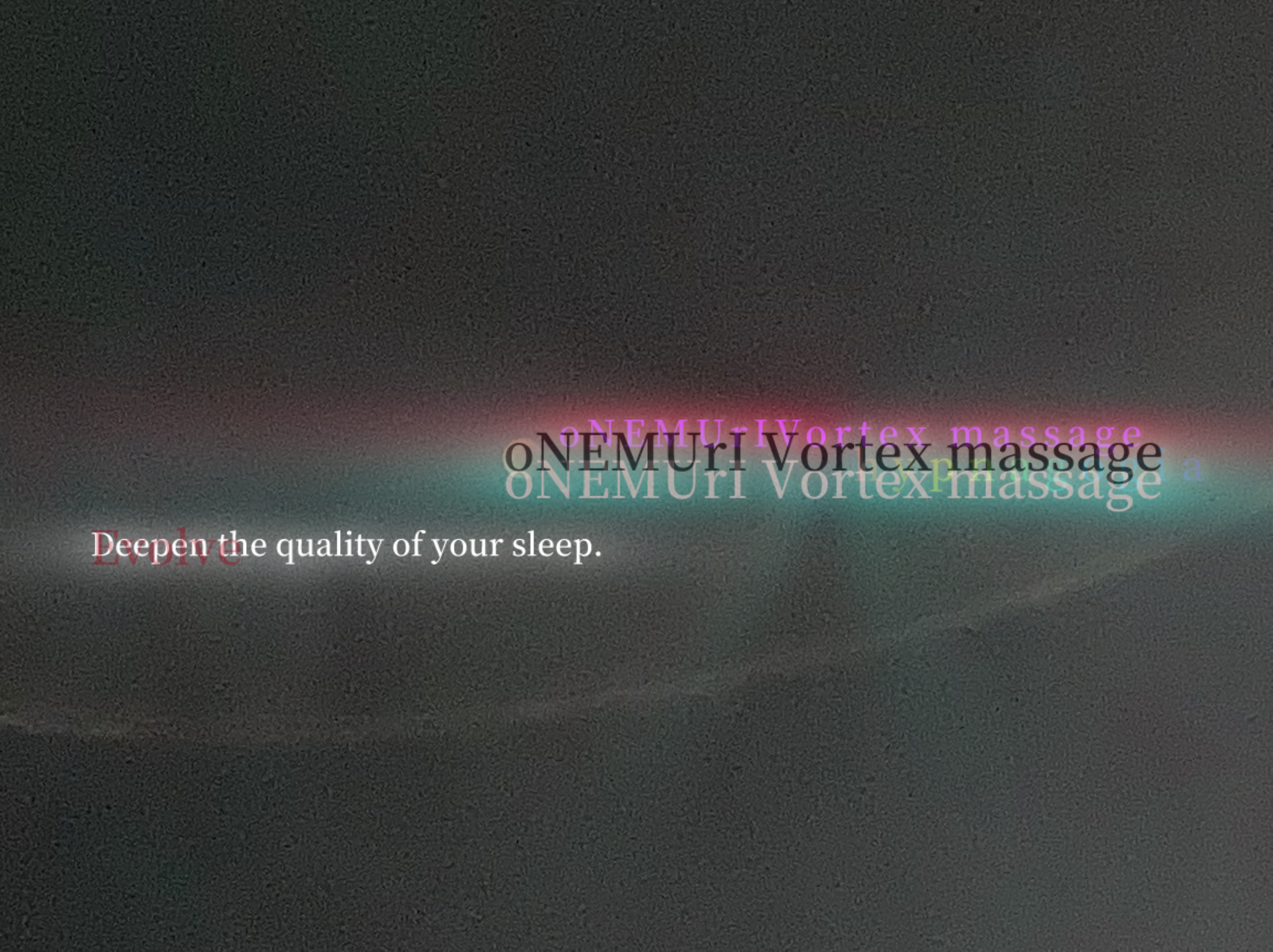 oNEMUrI Vortex massage